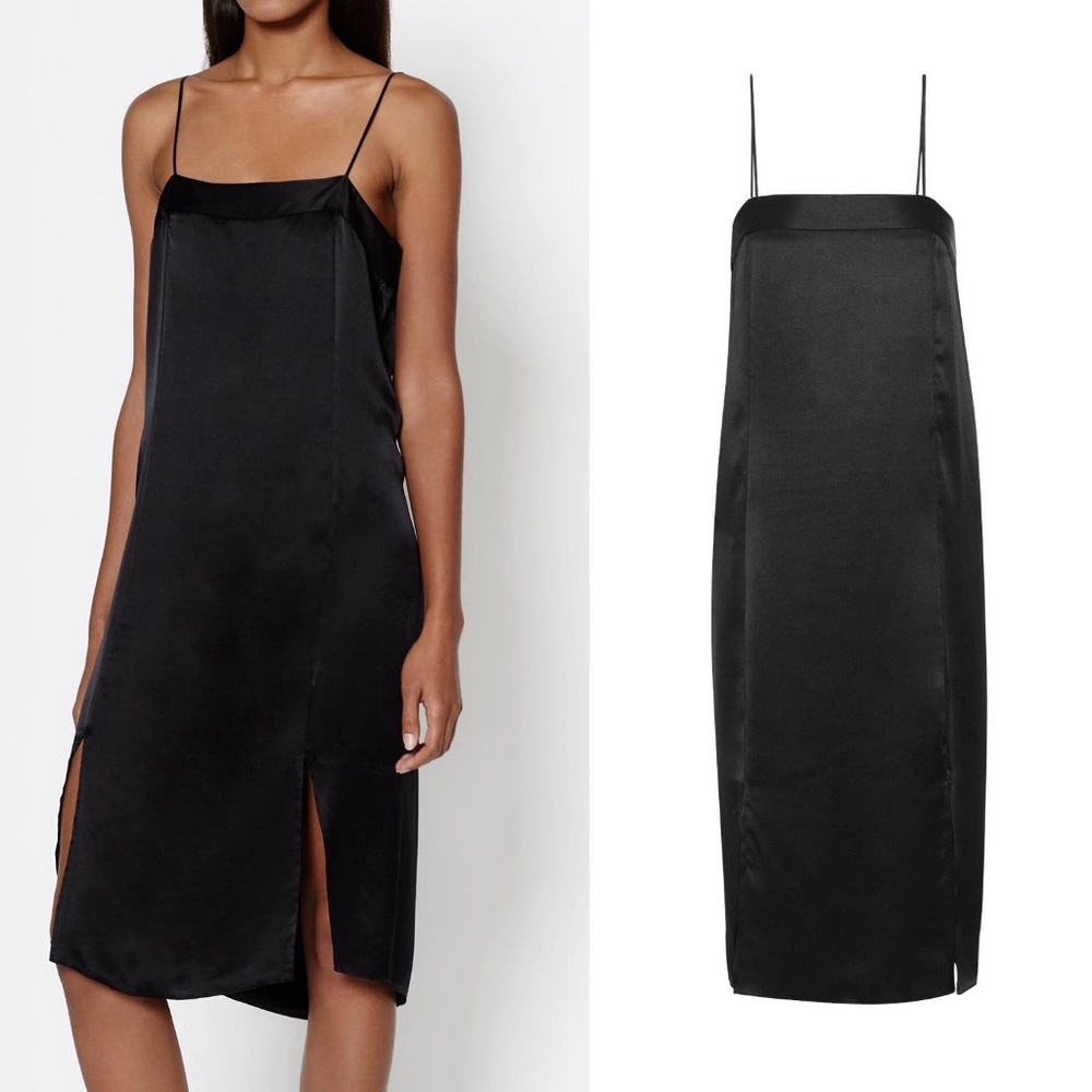 EQUIPMENT Kelby Silk Slip Dress in Black
